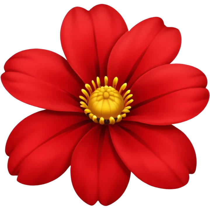 Flower red emoji