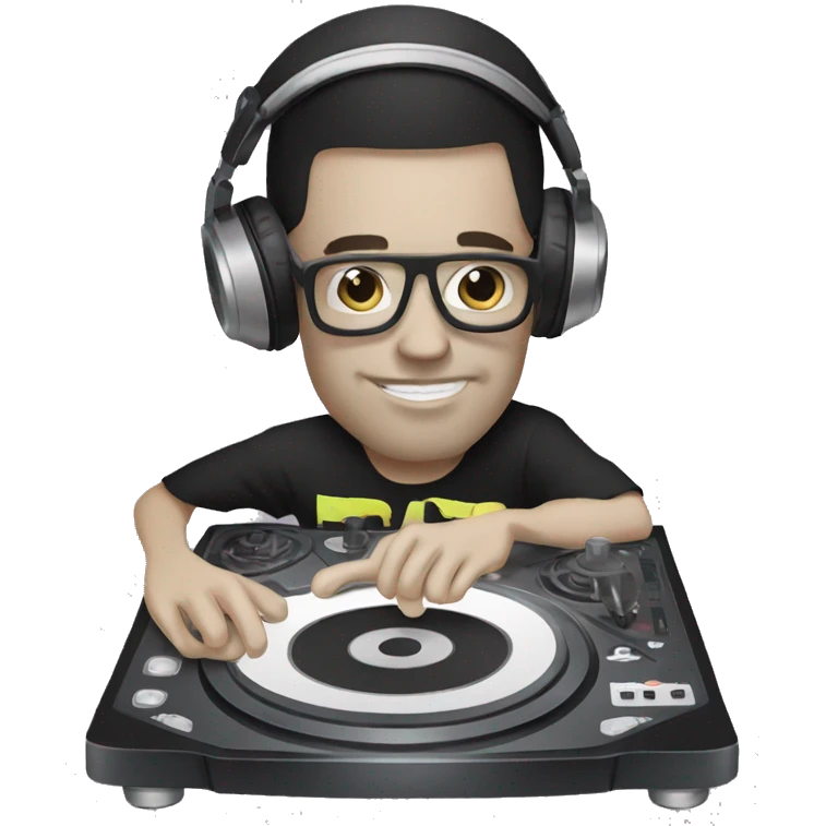 DJ turntable emoji