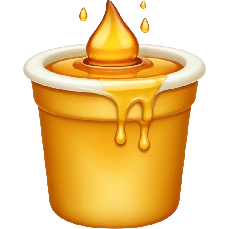 hot wax in a wax cup emoji