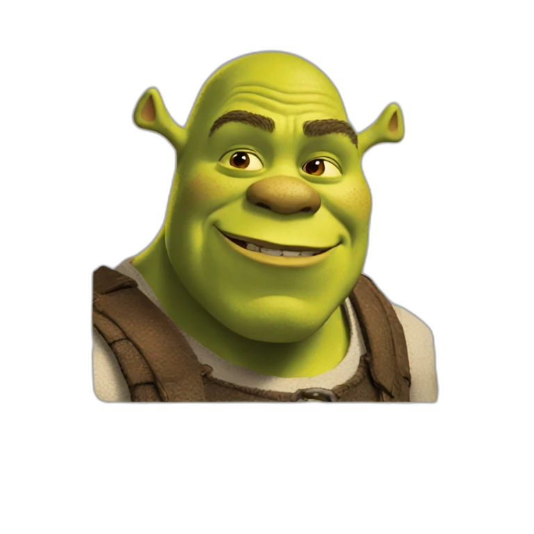 Shrek qui rit emoji
