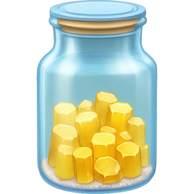 crystal cylinder jar emoji