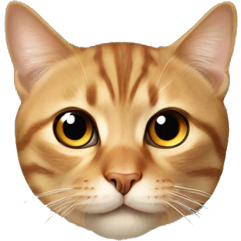 Cats head on top of toilet bowl  emoji
