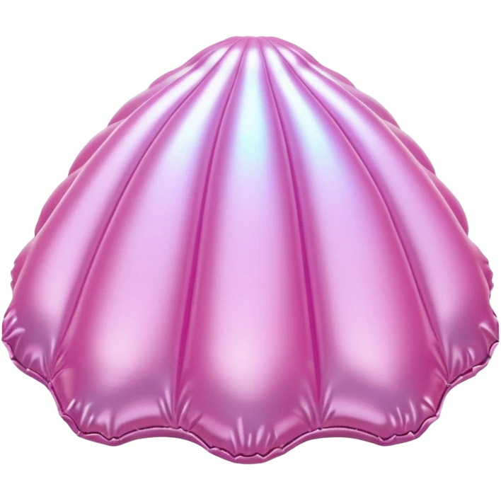 gold rococo pink inflatable puffy shell phone emoji