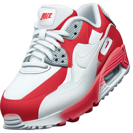 Nike White air max 90 emoji