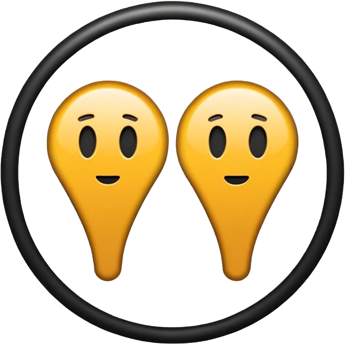 2 exclamation marks in a circle with white colour and its background in light blue colour emoji