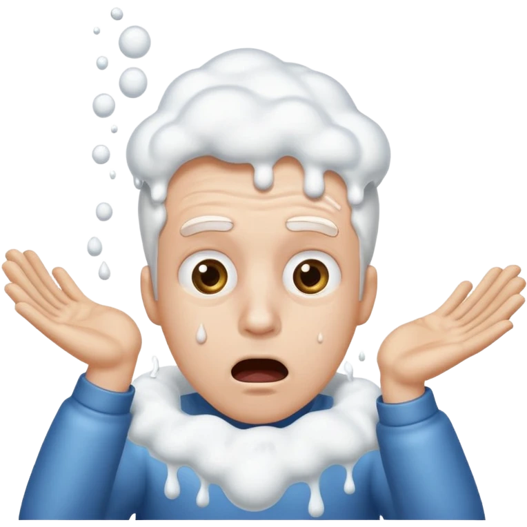 smiley throws up, rolling his eyes upward, white foam pours from his mouth emoji