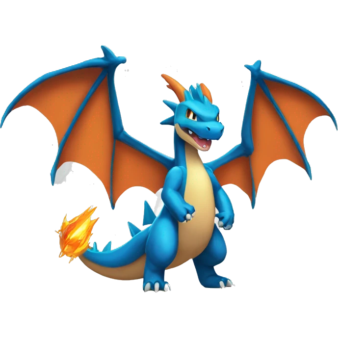  Mega Charizard Y full body emoji