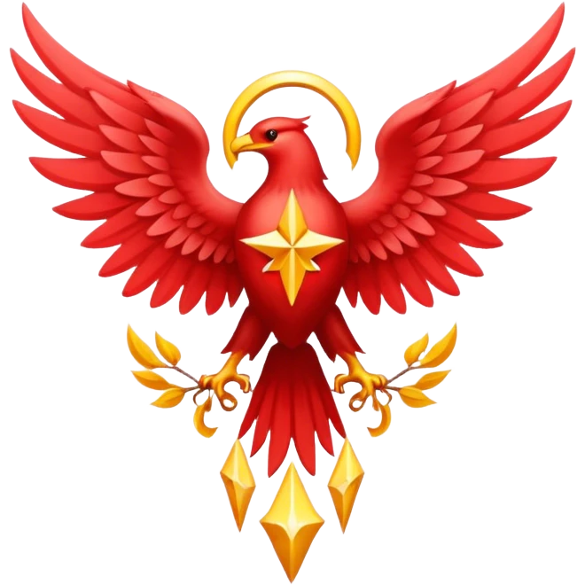 seraphim's emblem light red emoji