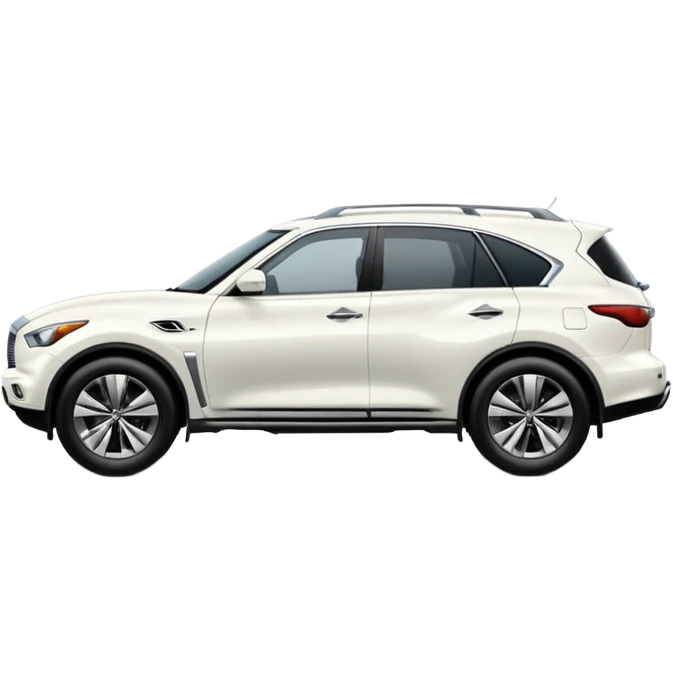 White Infiniti suv emoji