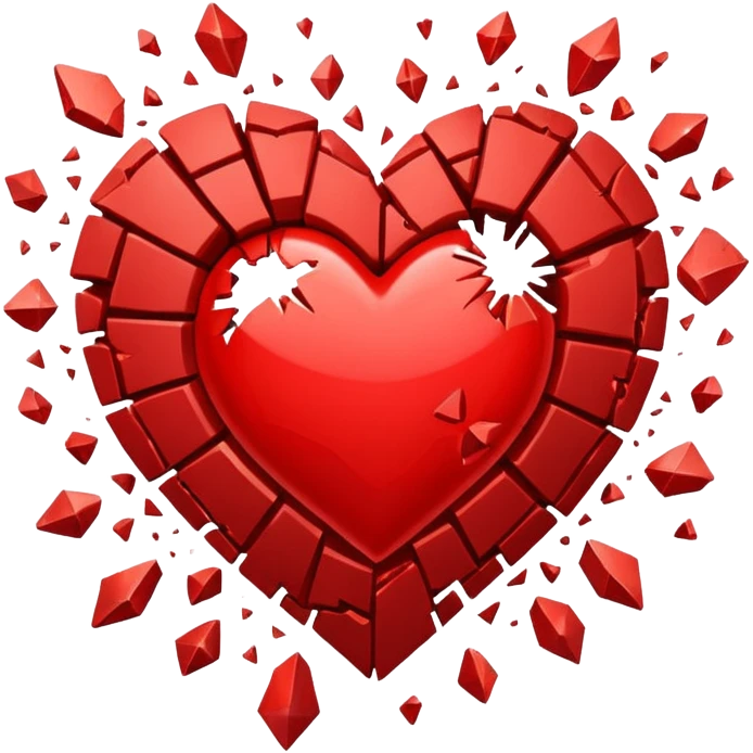 exploding heart emoji