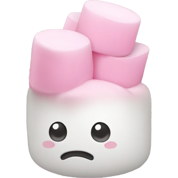 Pink Marshmallow  emoji