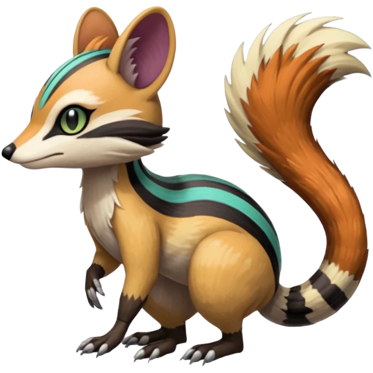 Meloetta-Numbat-Vernid-Trico-Sergal-Protogen-Primagen-Pokémon-Fakémon-creature emoji