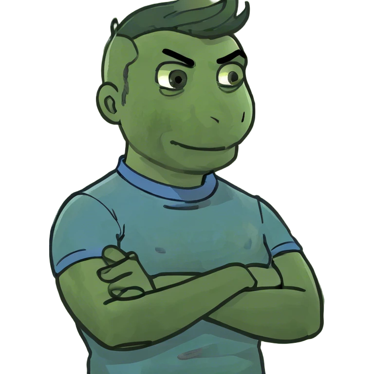 Arms crossed holding neck upset emoji