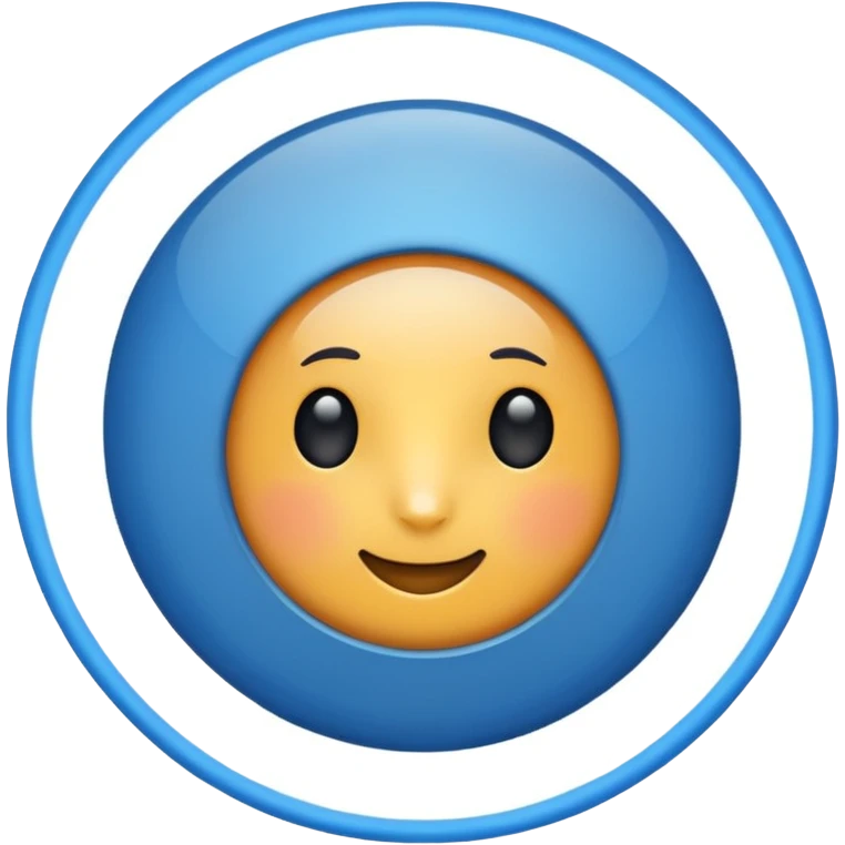 Blue tick  emoji