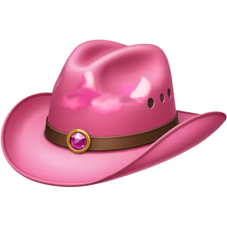 a pink cowboy hat emoji