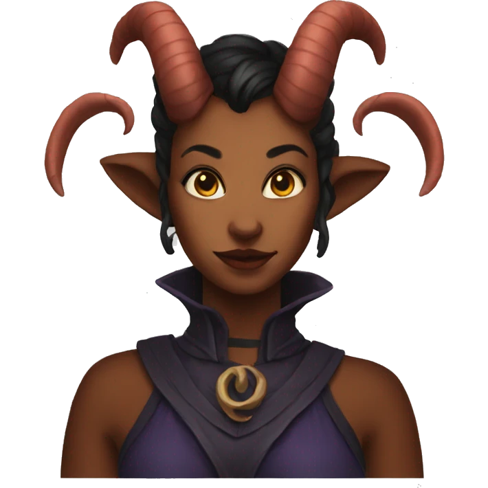 female tiefling emoji
