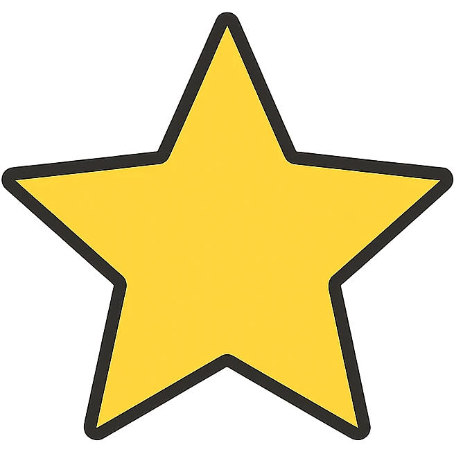 simple star icon emoji