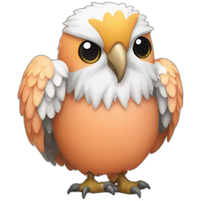 Eagle peach emoji