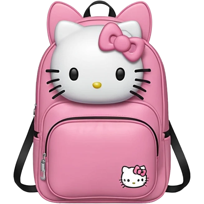 Mochila de hello kitty emoji