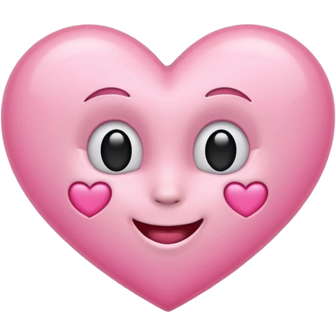 Licht roze hart emoji
