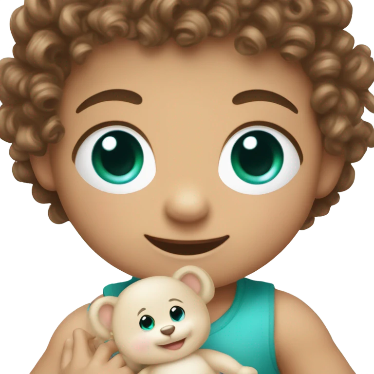 Baby boy and baby girl growing up emoji