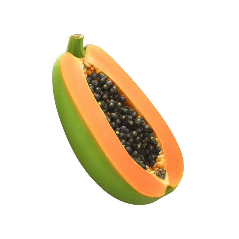 Papaya emoji
