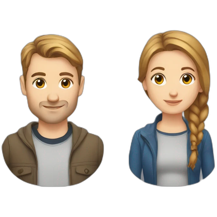 Andrei and Iuliia emoji
