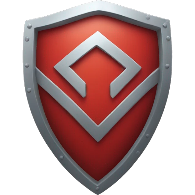 Insurance red shield emoji