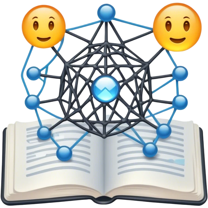 magical greybook of networking with a magic web emoji