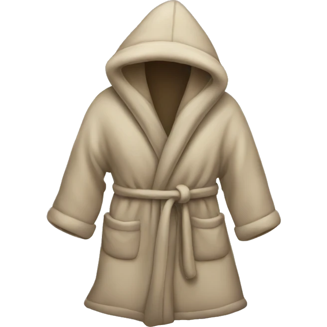 Cozy robe  emoji