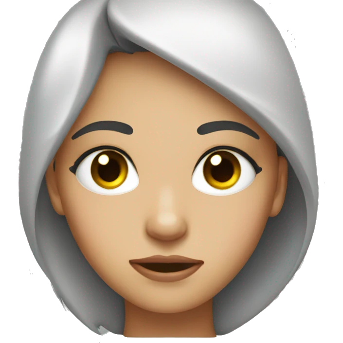 Girl eye roll Christmas  emoji