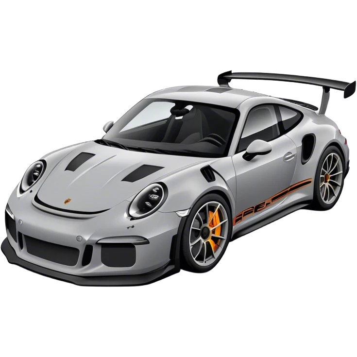 Porsche GT3RS - Porsche (Model Year: 2021) (Iconic colour: Grey and Black) emoji