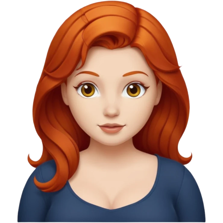 Curvy redhead nsfw emoji