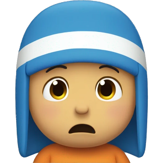Pocoyo crying emoji