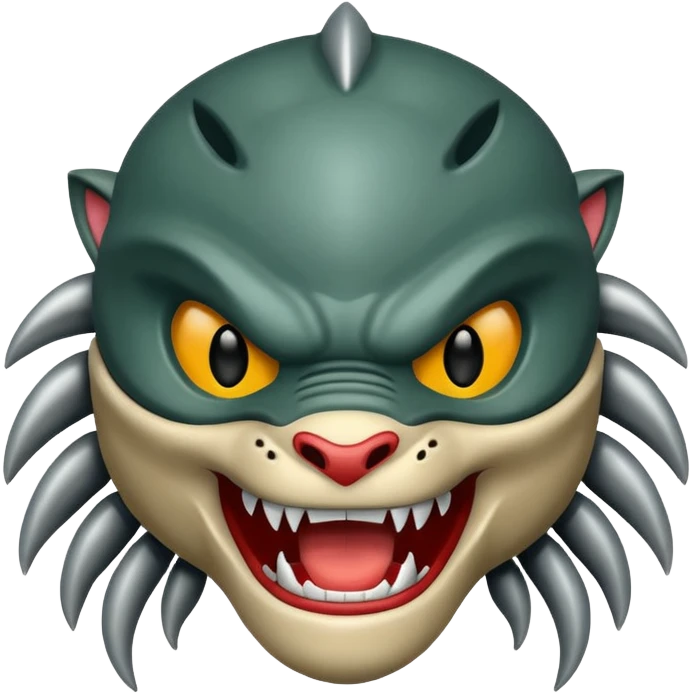 smiling predator emoji
