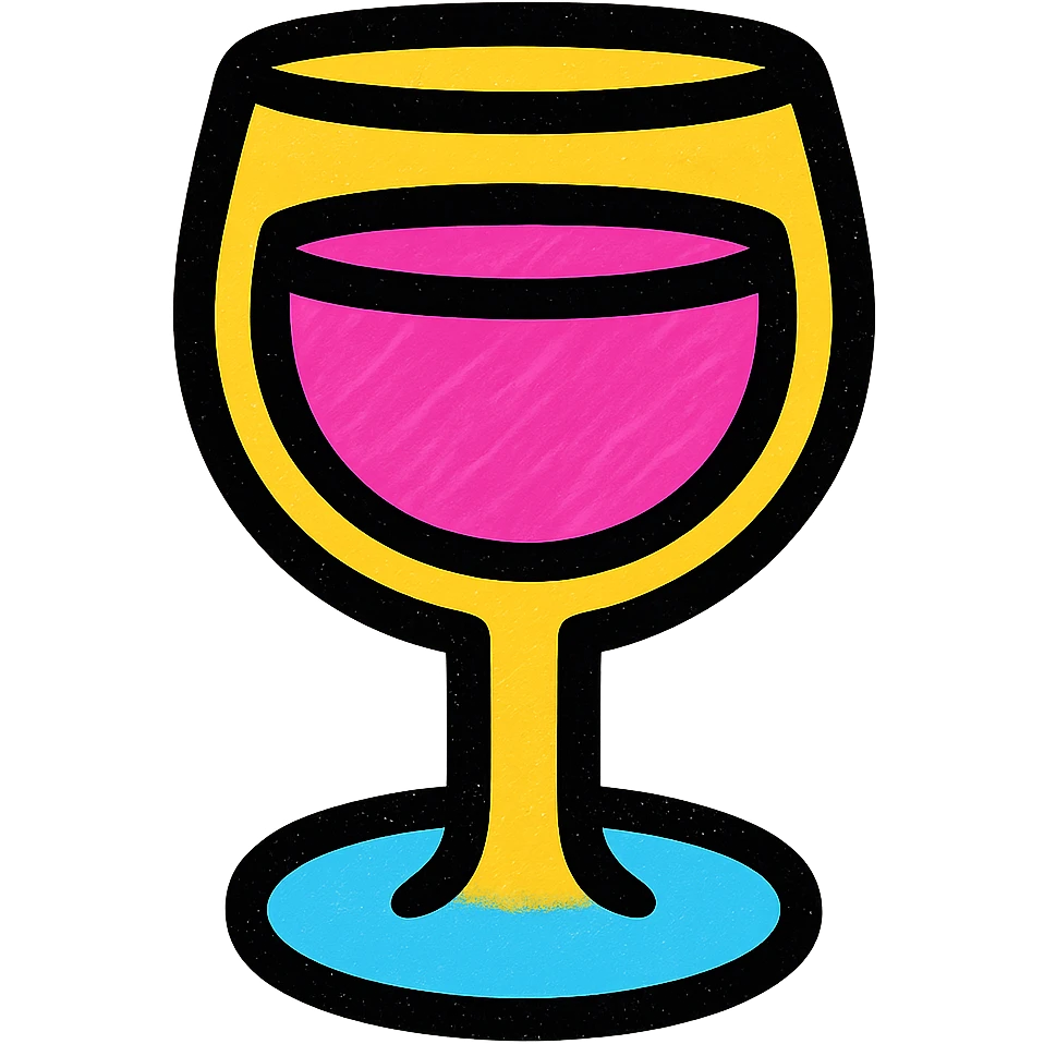 A wine glass icon emoji