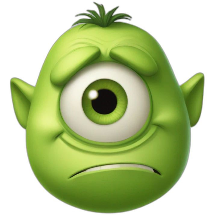 Wazowski pixar cartoon emoji