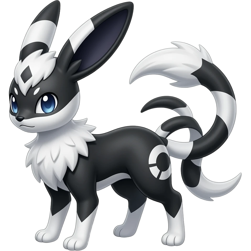 Shiny-Absol-Minccino-Sylveon-Fakemon-Pokemon-hybrid emoji