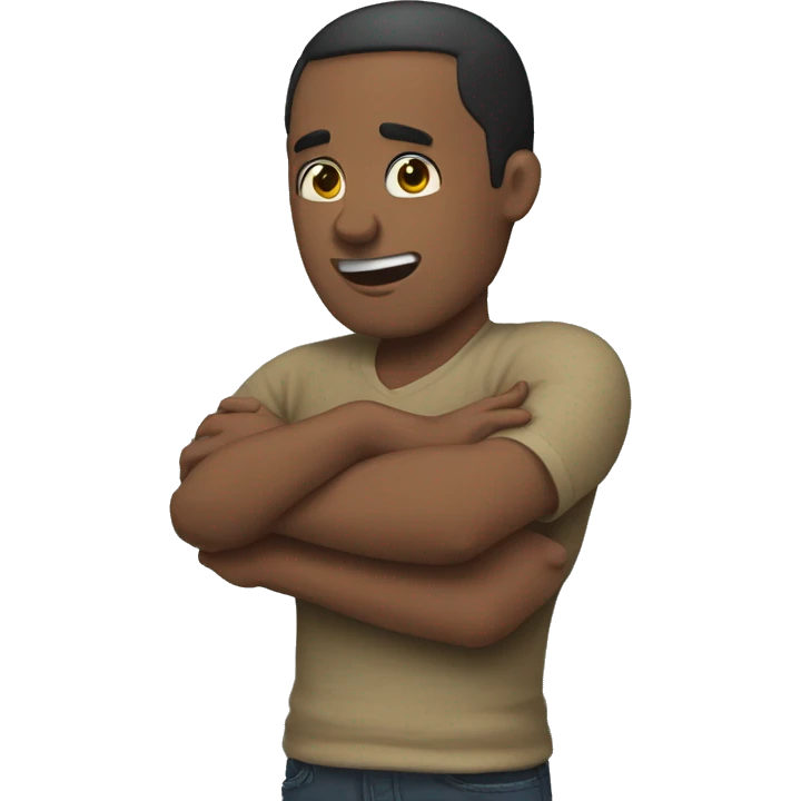 one armed hug emoji