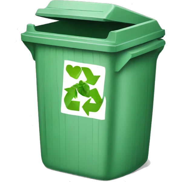 recycling bin emoji