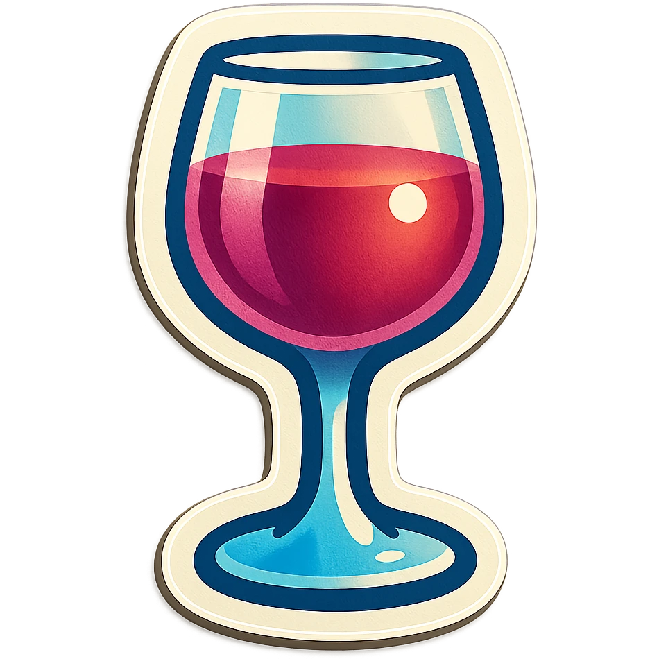 A wine glass icon emoji