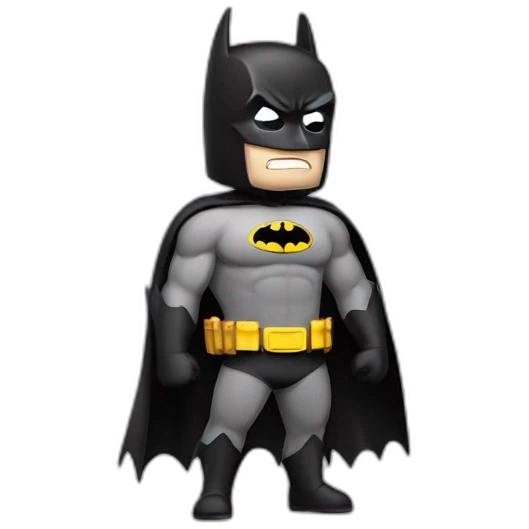 batman shrugging shoulders in confusion emoji