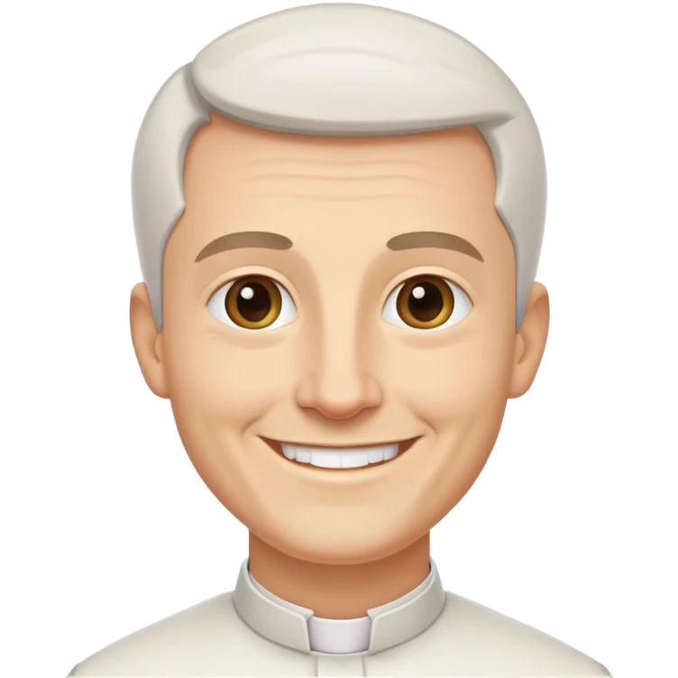 white catholic priest emoji