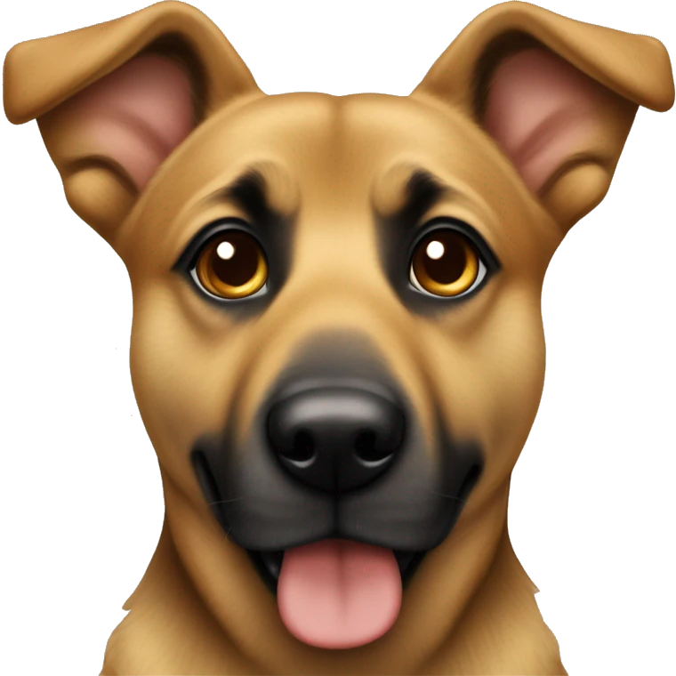 Schäferhund mischling schwarz-braun  emoji