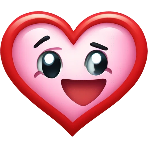 Heart with a E emoji