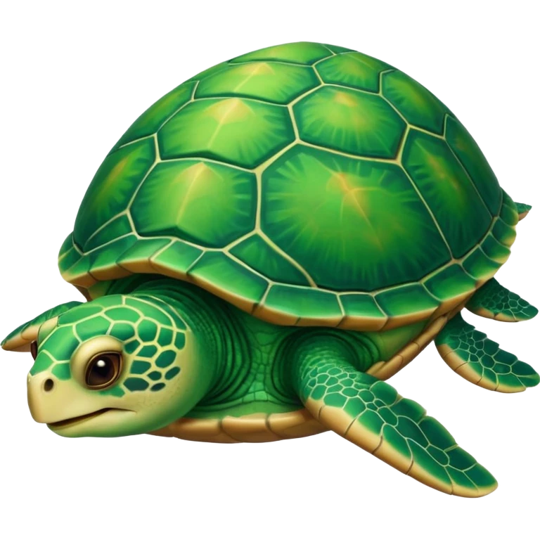 a big and cute sea turtle  emoji