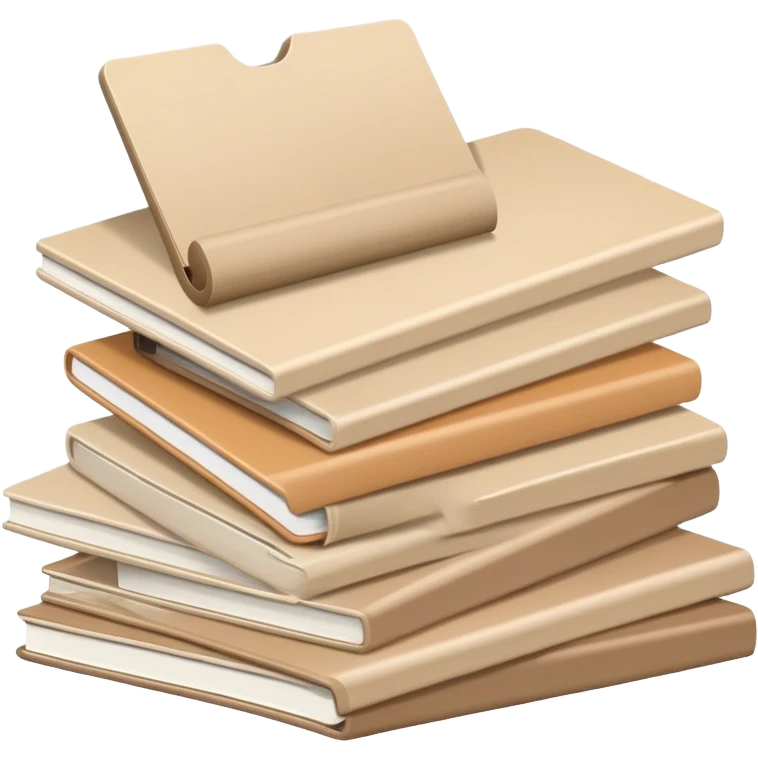 Beige office stuffs emoji