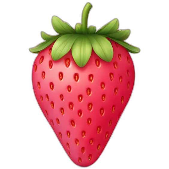  Pink strawberry  emoji