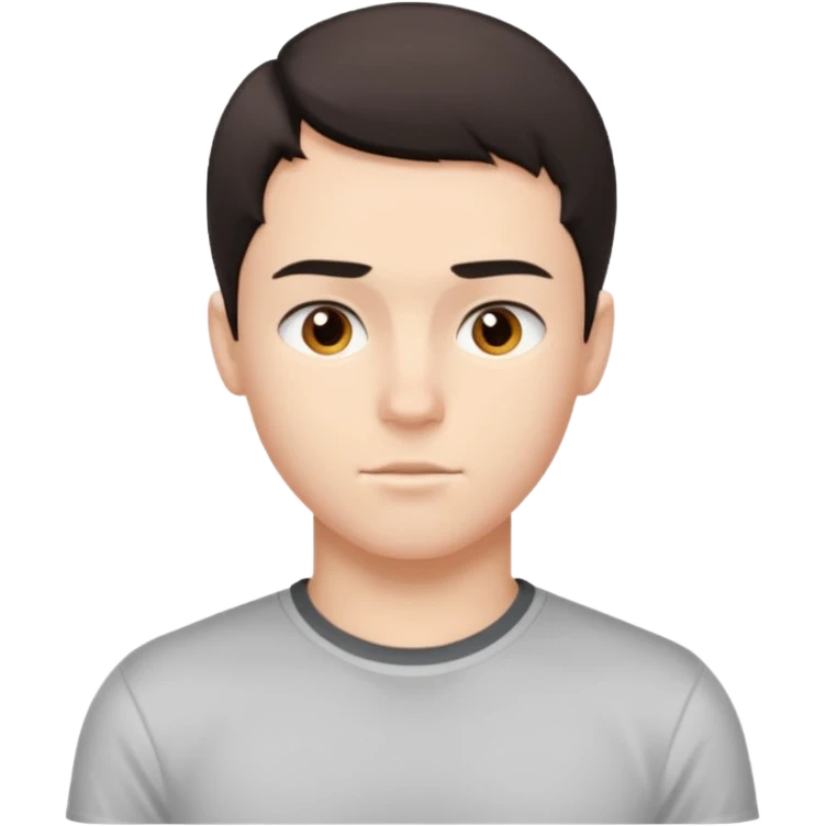 Пол: Мужской
Возраст: Молодой, выглядит как подросток 
Телосложение: Атлетическое/спортивное
Волосы: Короткая, не акуратная, тёмная причёска, закрывающая лоб.
Лицо: Светлая кожа, европейский тип внешности emoji