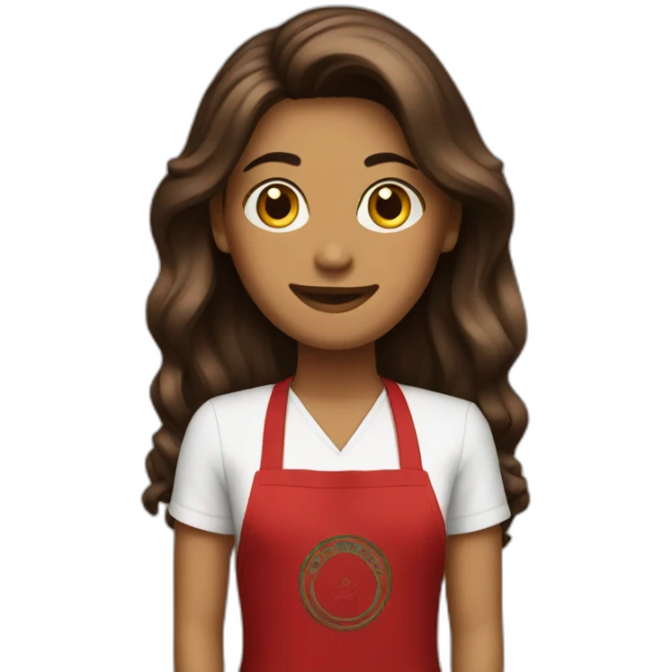 Starbucks Red Apron emoji